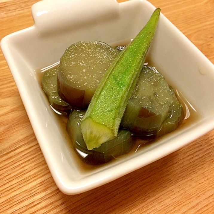 出汁の味がたっぷり茄子の煮浸し